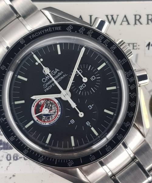 Omega Speedmaster Apollo XV Omega Speedmaster Mission Apollo XV With Card Mint 11BNovAef