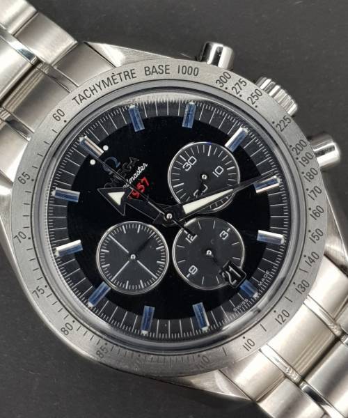 Omega Speedmaster Broad Arrow 1957 321.10.42.50.01.001 42mm Mint condition stahl steel CL278Ott