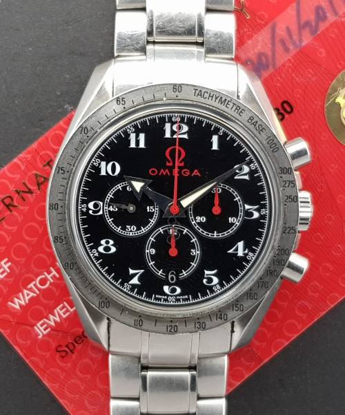Omega Speedmaster Broad Arrow Olympic 42mm With Card Good condition stahl steel 256Aefr