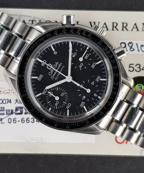 Omega Speedmaster Reduced 351050 39mm With Card Good condition stahl steel 322XXX02Nov