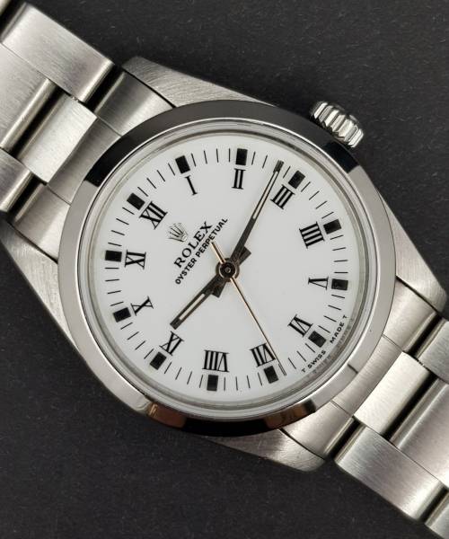 Rolex Oyster Perpetual 31 67480 31mm Good condition stahl steel X15