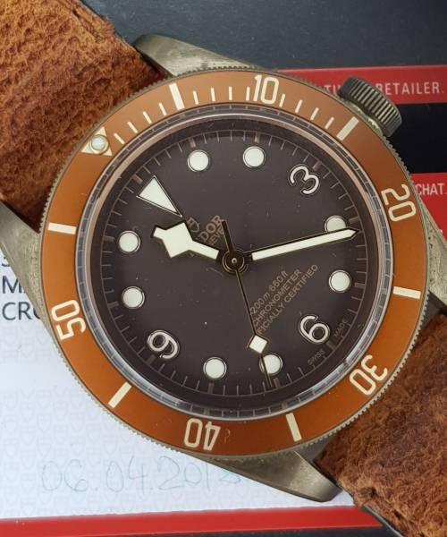 Tudor Black Bay Bronze Heritage Black Bay 79250BM 43mm With Card Good condition Bronze CL87OttAtt