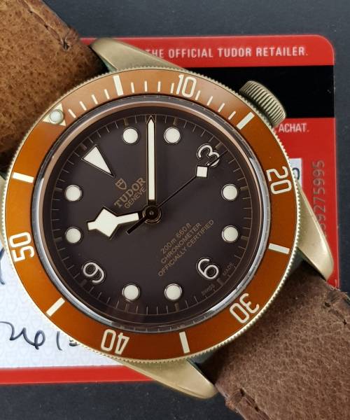 Tudor Black Bay Bronze Heritage Black Bay 79250BM 43mm With Card Good condition Bronze CL88OttAtt