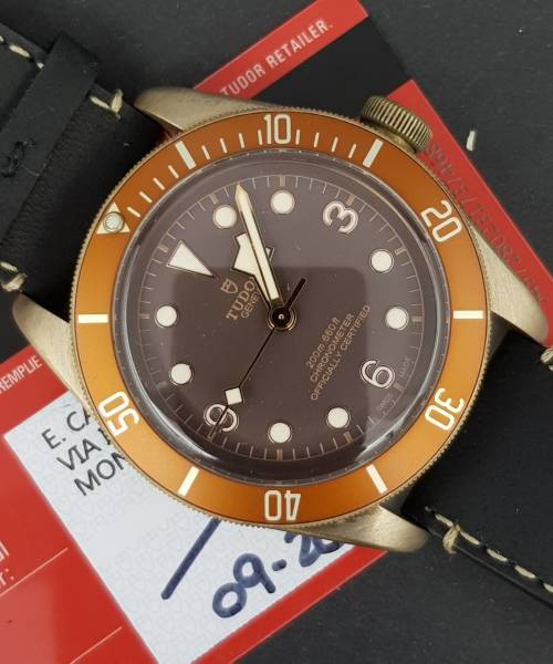 Tudor Black Bay Bronze Heritage Black Bay 79250BM 43mm With Card Good condition Bronze CL89OttAtt