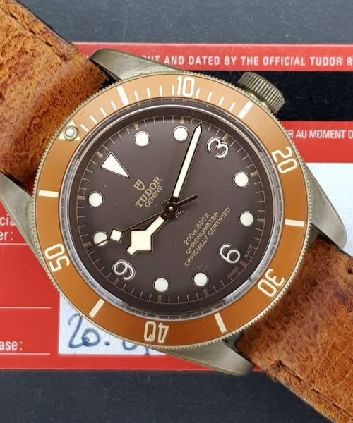 Tudor Black Bay Bronze Heritage Black Bay 79250BM 43mm With Card Good condition Bronze X216