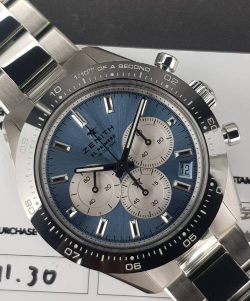 Zenith 03.3106.3600/55.M3100 Automatico 2023 Acciaio Ottimo