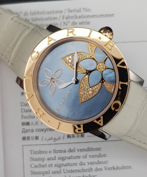Bulgari Bulgari Automatic BBL33FDSPGL With Paper Mint condition Rose gold steel 36XXX