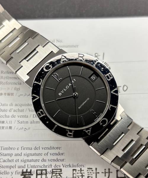 Bulgari Bulgari Bb33ss BB33SS 33mm Full Set Automatico Good condition Clogen273