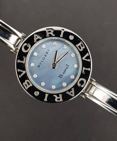 Bulgari B.Zero1 Bz22s BZ 22 S 22mm MOP Dial Very Good condition stahl steel 72xxHK