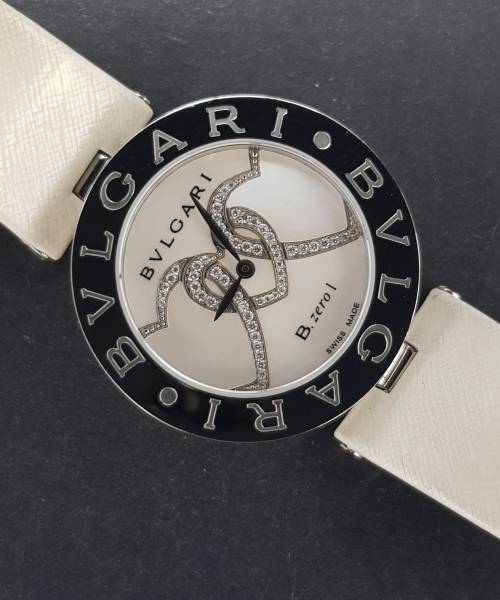 Bulgari B.Zero1 BZ35S 35mm MOP Diamond Dial Very Good condition 59XXX02Nov25