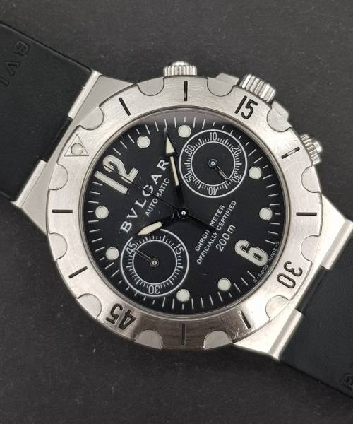 Bulgari Diagono Scuba Diagono Chronograph SCB38S 38mm Good condition stahl steel 70XXX02Nov25