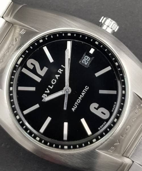 Bulgari Ergon EG 40 S 40mm Good condition stahl steel Diam1433
