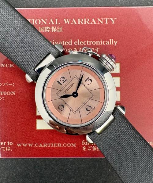 Cartier Pasha 2973 27mm Card Cartier Good condition stahl steel HHK3.42