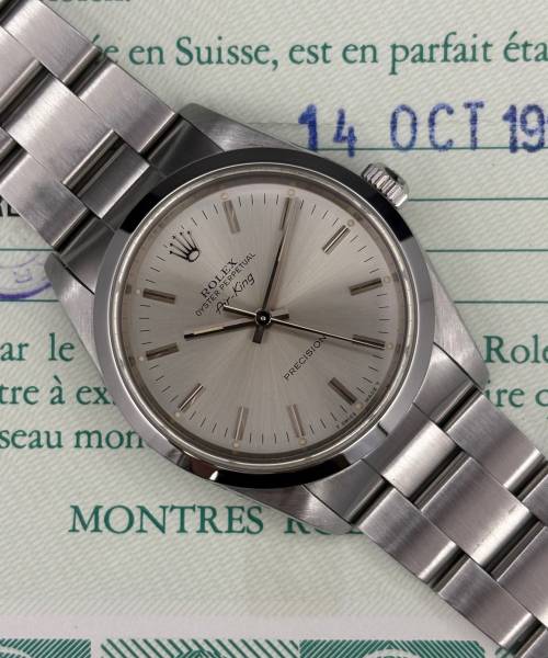 Rolex Air King 14000 34mm With Paper Very Good condition sthal steel 23BFAG