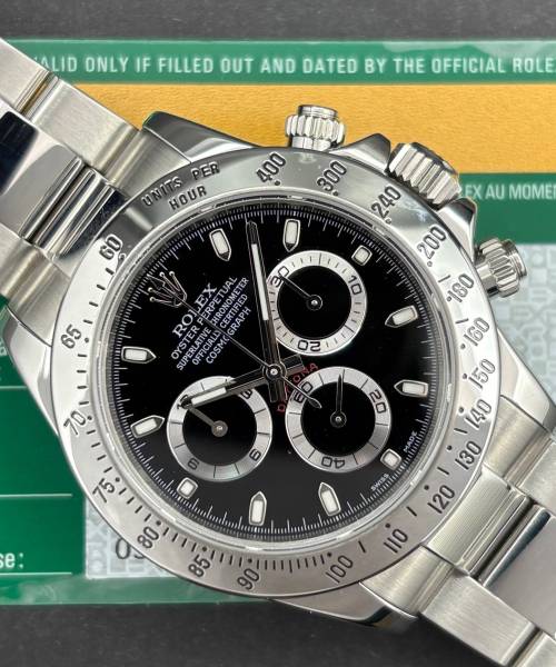 Rolex Daytona 116520 CHROMALIGHT With Card Very Good condition 6BFAGen26