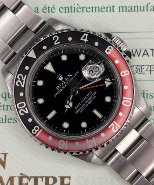 Rolex GMT-Master 16700 Coke With Paper Only Swiss Good condition 21FA01Gen26