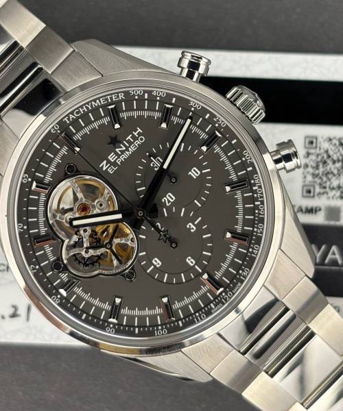 Zenith El Primero Chronomaster Limited Tomiya Open 03.20423.4061/91.C833 With Card Very Good conditio Clogen365